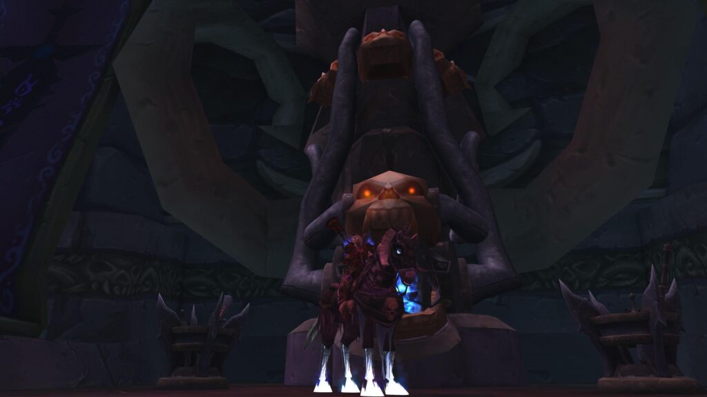 Blood Elf Death knight , Acherus Deathcharger mount