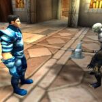 A scene from the raid